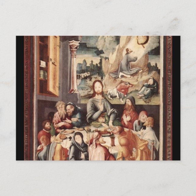 Cartão Postal Último jantar (Frente)