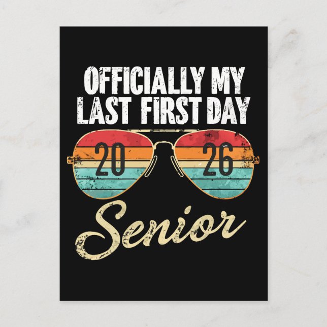 Cartão Postal Último Mais velho do Primeiro Dia 2026 (Frente)