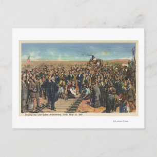 Cartão Postal Último Passo de Condução - Via Ferroviária