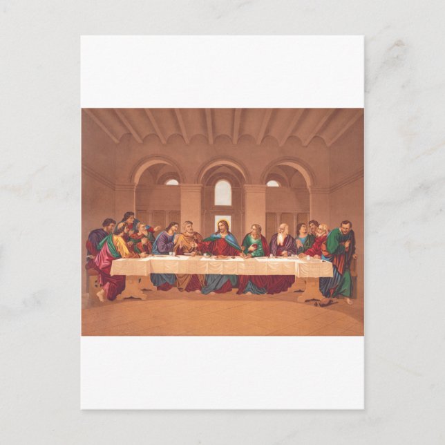 Cartão Postal Último Suor de Jesus Cristo (Frente)