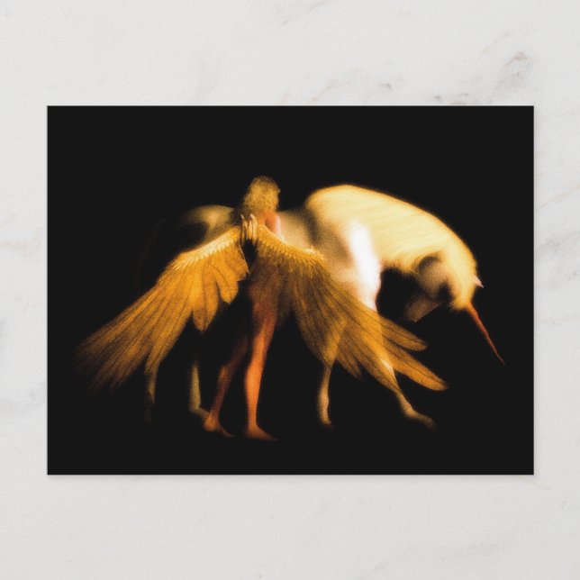 Cartão Postal Último unicórnio (Frente)