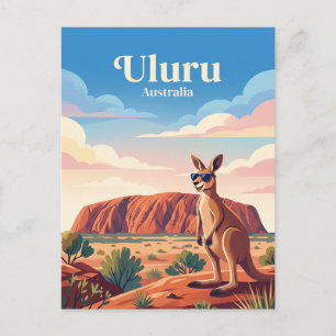 Cartão Postal Uluru Austrália