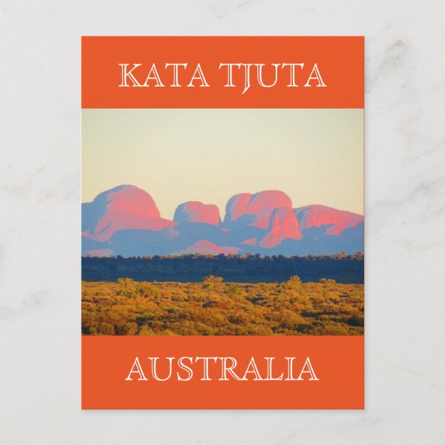 Cartão Postal Uluru Austrália (Frente)