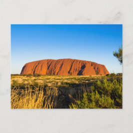 Cartão Postal Uluru Ayers Rock in outback Austrália