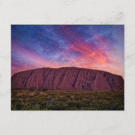 Cartão Postal Uluru no Sunset