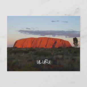 Cartão postal Uluru Sunset Ayers Rock Austrália