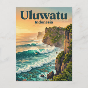Cartão Postal Uluwatu Indonésia