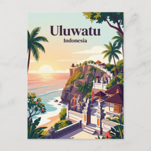 Cartão Postal Uluwatu Indonésia