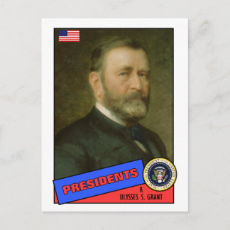 Cartão Postal Ulysses S. Grant Baseball Card