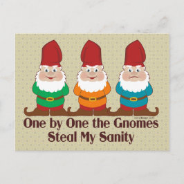 Cartão Postal Um a Um os Gnomos