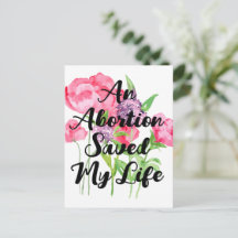 Um aborto salvou minha vida (floral)
