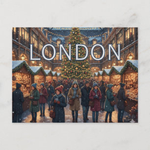 Cartão Postal Um Aconchegante Covent Garden - Natal em Londres