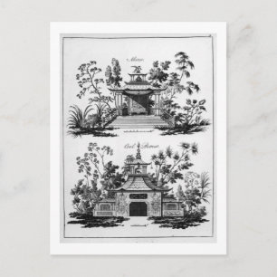 Cartão Postal Um Alcove e um Legal Retreto, de 'Arquiteto Chinê