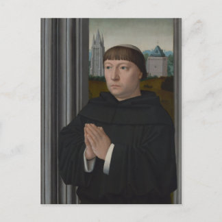 Cartão Postal Um amigo Augustiniano a rezar por Gerard David