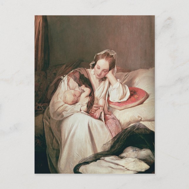 Cartão Postal Um amor da mãe, 1839 (Frente)