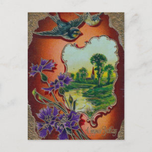 Cartão Postal Um aniversário alegre