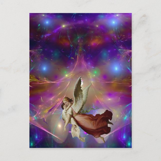 Cartão Postal Um anjo espera (Frente)