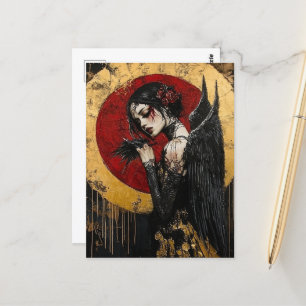 Cartão Postal Um anjo negro