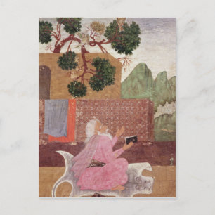 Cartão Postal Um ascético numa pele de tigernina