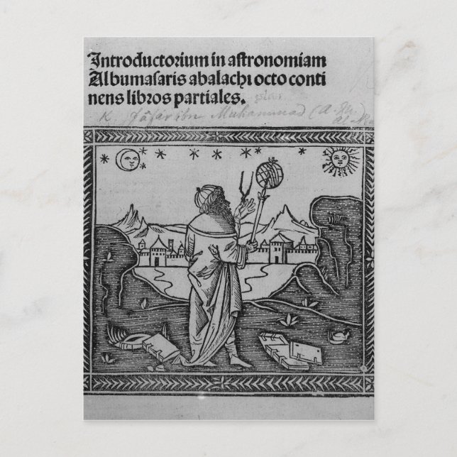 Cartão Postal Um Astrônomo (Frente)