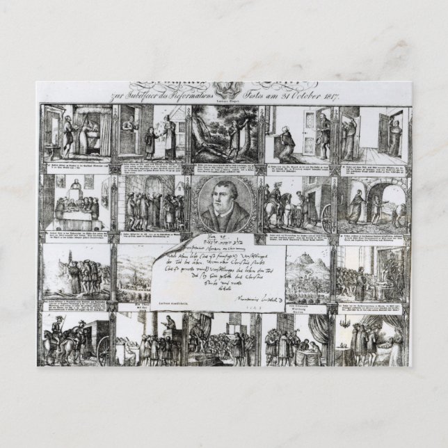 Cartão Postal Um Banquete para Celebrar a Reforma (Frente)