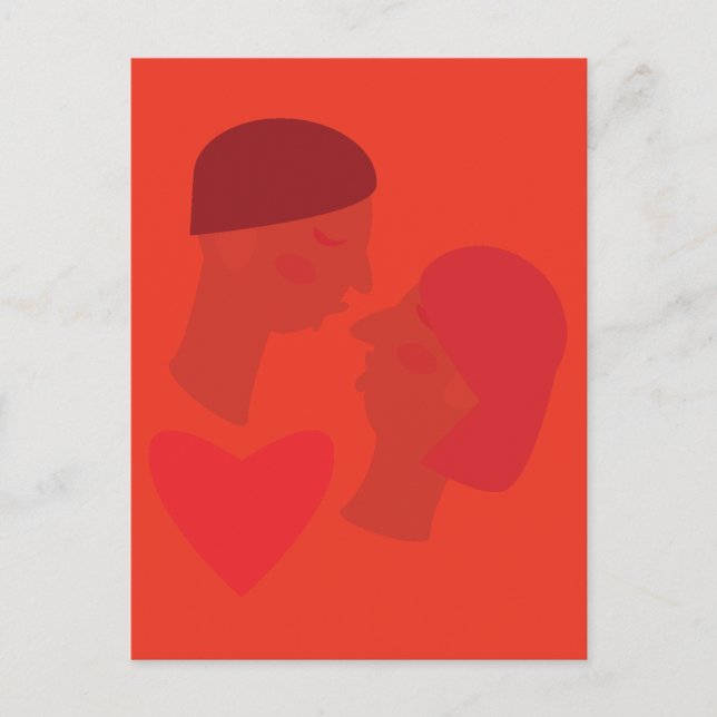 Cartão Postal Um Beijo (Frente)