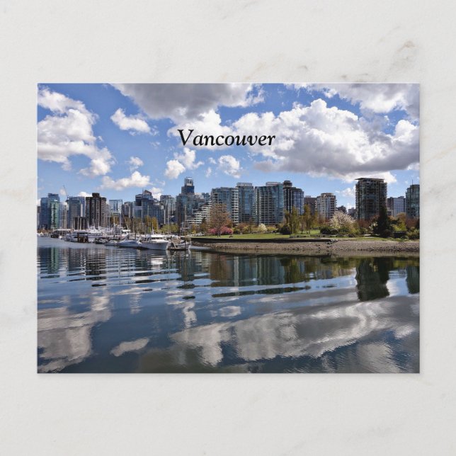 Cartão Postal Um belo dia em Vancouver, cartão-postal BC (Frente)