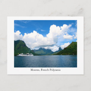 Cartão Postal Um belo postal de Moorea, Polinésia Francesa