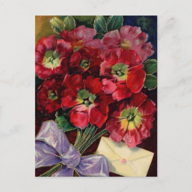 Cartão Postal Um Buquê para você (Frente)
