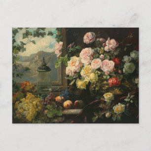 Cartão Postal Um Buquê Rico de Flores   Franz Xaver Birkinger