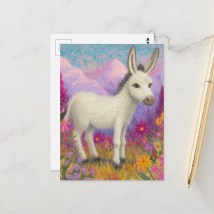 Cartão Postal Um Burro Adorável