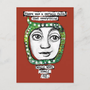 Cartão Postal Um Cartão-Postal De Certa Fé