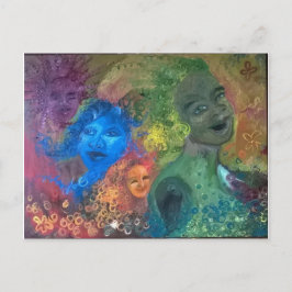 Cartão Postal Um Cartão-Postal De Mil Irmãs Rindo