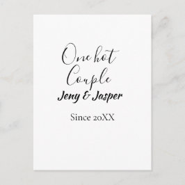 Cartão Postal Um casal quente adicionar nome desde o ano 20XX da