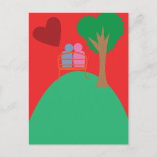 Cartão Postal Um casal se encontrando