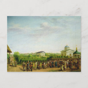 Cartão Postal Um casamento country