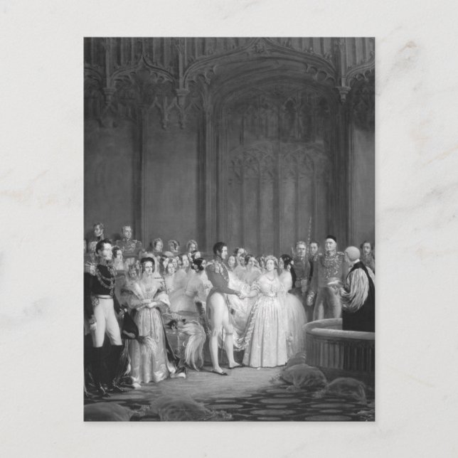 Cartão Postal Um Casamento Muito Vitoriano (Frente)