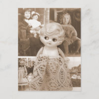 Um caso de boneca Vintage