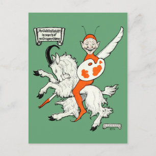 Cartão Postal Um Cavaleiro Goblin