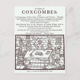 Cartão Postal Um Cluster de Coxcombes' de John Taylor
