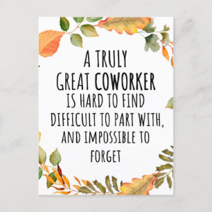 Cartão Postal Um colega de trabalho verdadeiramente ótimo