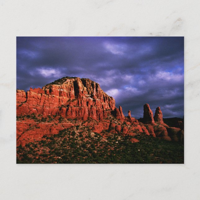 Cartão Postal Um Cometh de Tempestade (Frente)