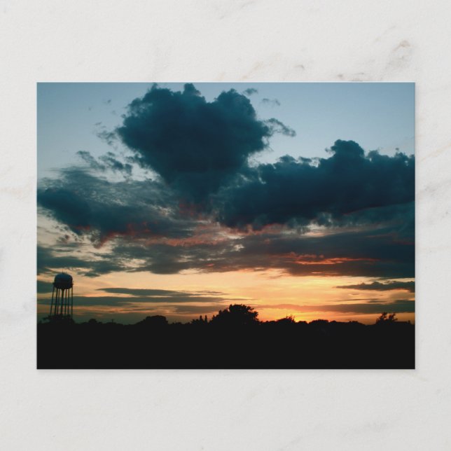 Cartão Postal Um Coração no Céu (Frente)