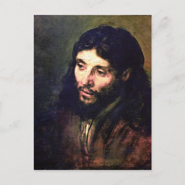 Cartão Postal Um Cristo após a vida de Rembrandt (Frente)