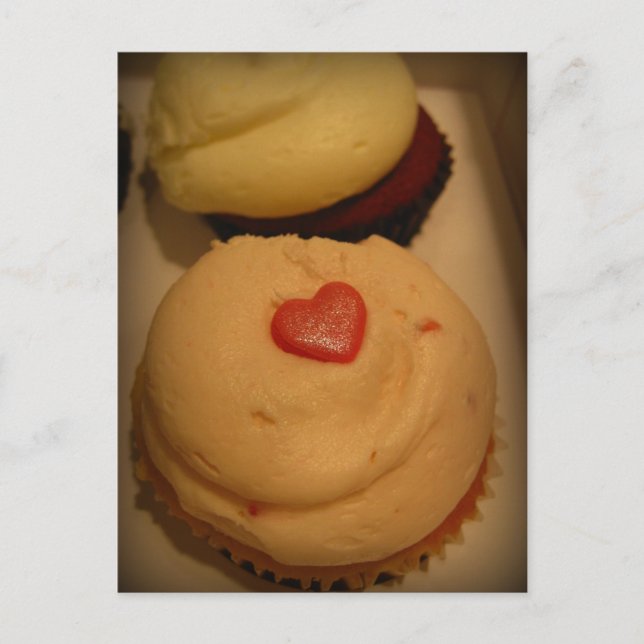 Cartão Postal Um Cupcake para o seu Cupcake (Frente)