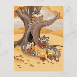 Cartão Postal Um curandeiro de livros antigos por Alexandra Dika