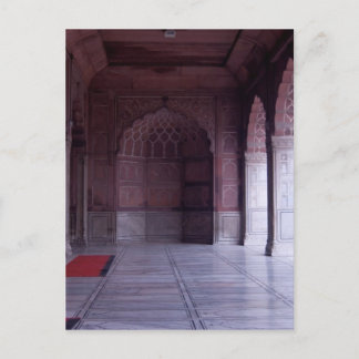 Cartão Postal Um dentro de hall do Jama Masjid