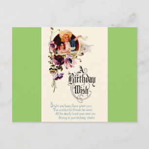 Cartão Postal Um Desejo de Aniversário