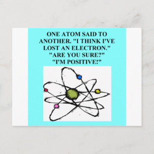 Cartão Postal Um Design de Física do Excelente