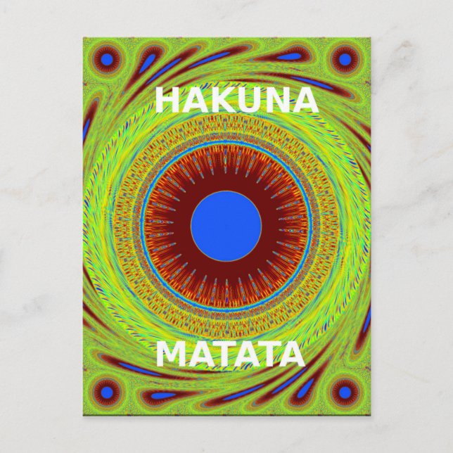 Cartão Postal Um dia agradável e uma noite melhor (Frente)